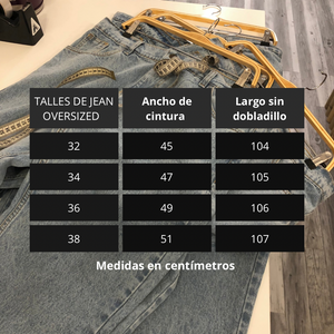 Jean claro oversized