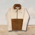 Campera peluche crema