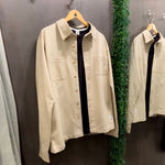 Sobrecamisa beige