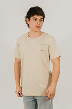 Remera palms beige